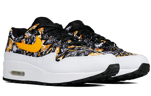 Womens Air Max 1 'Floral' White/University Gold/Black 633737-100 KICKSOVER