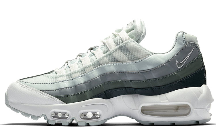 Nike Womens Air Max 95 'Clay Green' Barely Grey/Light Pumice-Clay Green 307960-013 sneakmarks