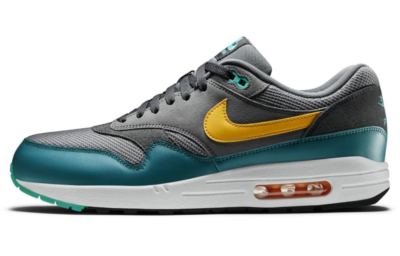 Nike Air Max 1 Essential 'Cool Grey Orange' Cool Grey/Laser Orange/Catalina/Anthracite 537383-018 KICKSOVER