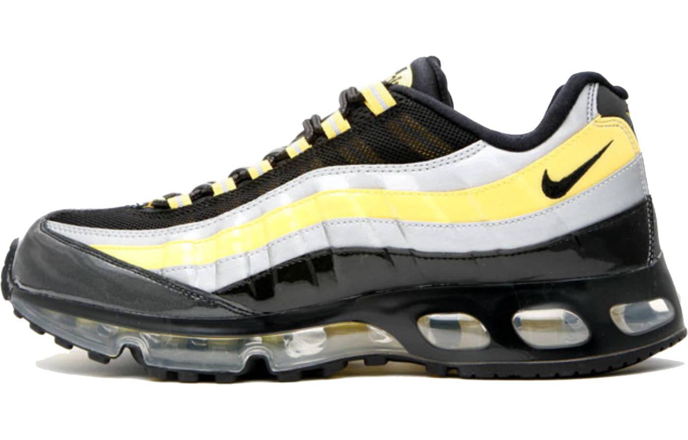 Nike Air Max 95 360 Black/Zest-Metallic Silver 315859-071 sneakmarks