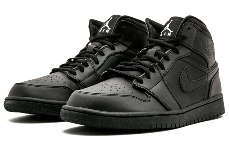 Air Jordan 1 Mid Black 554724-034