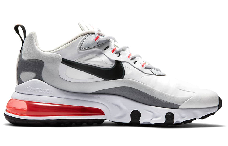 Nike Air Max 270 React 'White Crimson Black' White/Flash Crimson/Cool Grey/Black CT1280-100 KICKSOVER