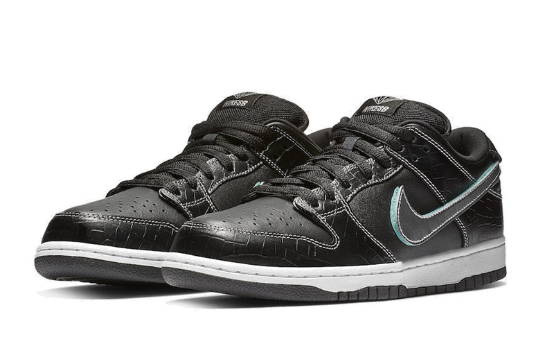 Nike SB Skateboard Dunk Low Pro OG QS Diamond - Black BV1310-001