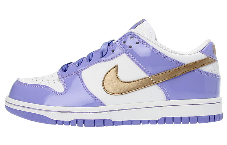Nike Womens WMNS Dunk Low White/Blue-Grape Cooler 309324-191