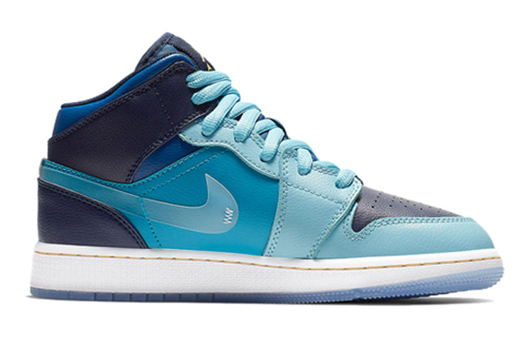 Air Jordan 1 Mid GS Blue Void BV7446-400