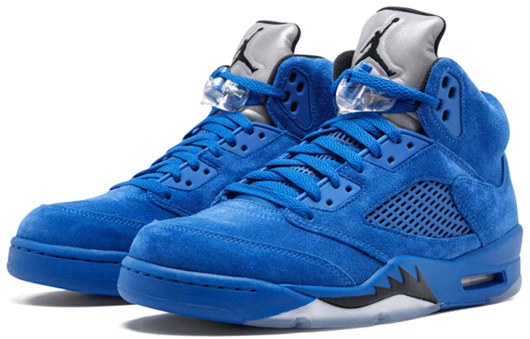 Air Jordan 5 Retro Flight Suit - Blue Suede 136027-401