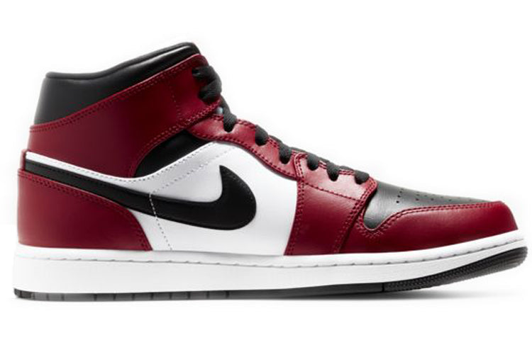 Air Jordan 1 Mid Chicago Black Toe 554724-069