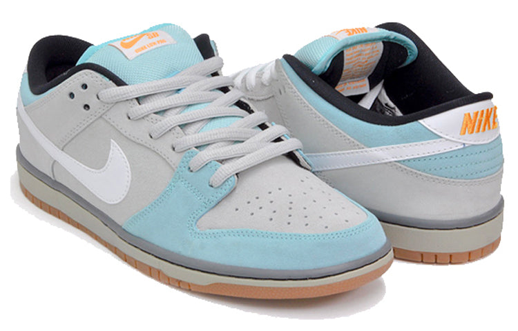 Nike Dunk Low Pro SB Skateboard 'Gulf Of Mexico' Glacier Ice/White-Light Ash Grey 304292-410 sneakmarks