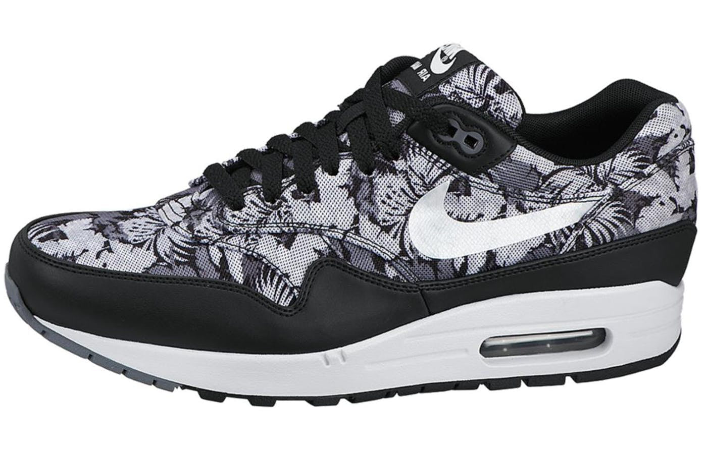 Nike Air Max 1 GPX 'Black Floral' Black/White/Dark Grey 684174-001 KICKSOVER