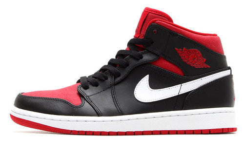 Air Jordan 1 Mid 'Black Gym Red' Black.Gym Red-White 554724-020