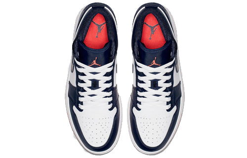 Air Jordan 1 Low Obsidian Ember Glow 553558-481