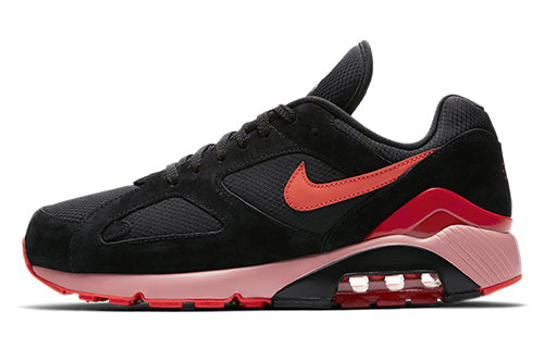 Nike Air Max 180 'Fire' Black/Team Orange-University Red AV3734-001 KICKSOVER