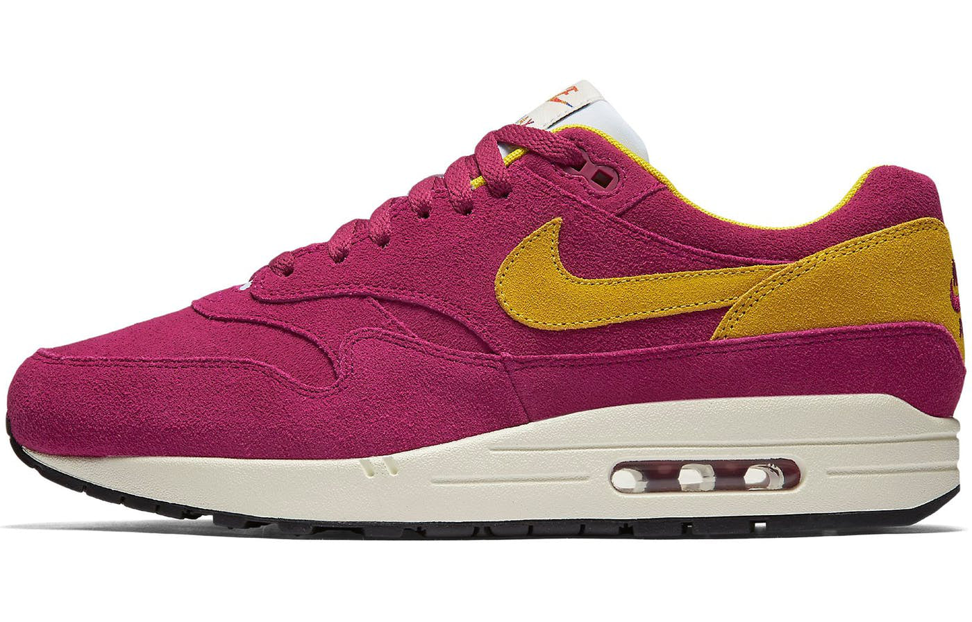 Nike Air Max 1 Premium 'Dynamic Berry' Dynamic Berry/Vivid Sulfur 875844-500 KICKSOVER