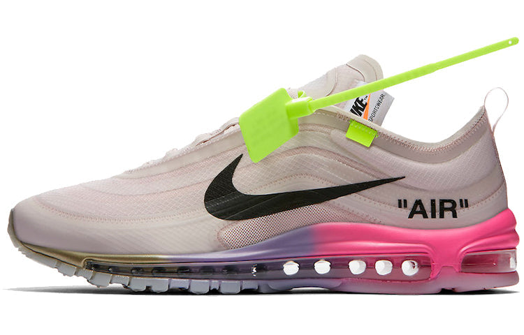 Nike Serena Williams x OFF-WHITE x Air Max 97 OG 'Queen' Elemental Rose/Barely Rose-Black-White AJ4585-600 sneakmarks