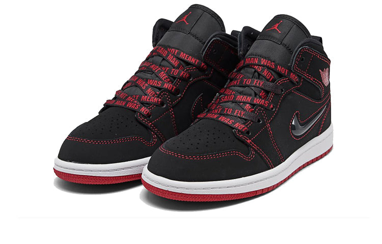 Air Jordan 1 Mid PS SE 'Fearless' Black/Gym Red CU6618-062