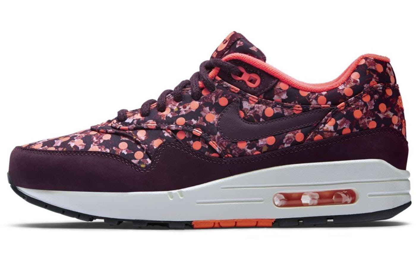 Nike Womens Air Max 1 LIB QS Liberty - Deep Burgundy 540855-600 KICKSOVER