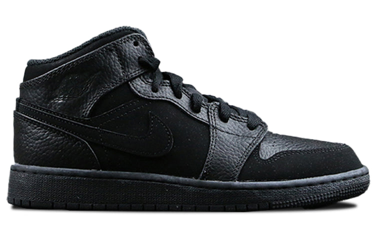 Air Jordan 1 Mid (GS) Black 554725-064