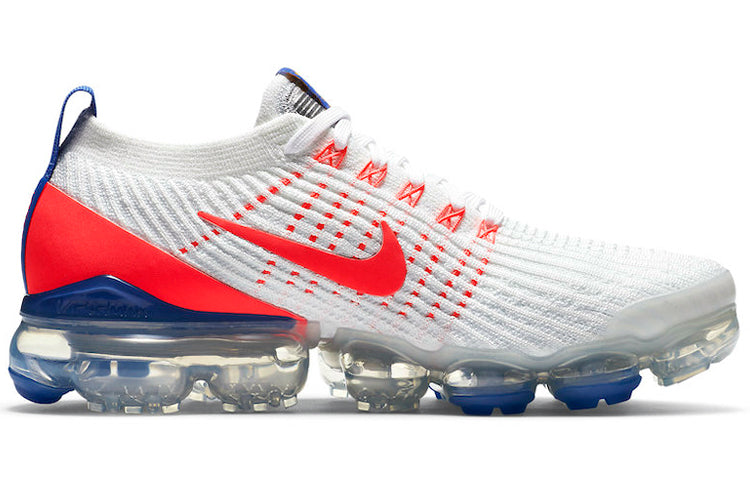 Nike Womens Air VaporMax Flyknit 3 'USA' White/Astronomy Blue/Dark Sulfur/Flash Crimson CZ7994-100 KICKSOVER