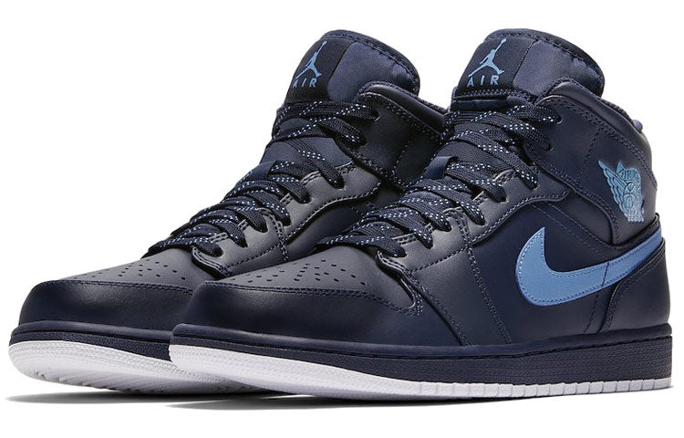 Air Jordan 1 Mid Obsidian 554724-405