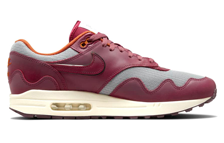 Nike Patta x Air Max 1 Rush Maroon DO9549-001 KICKSOVER