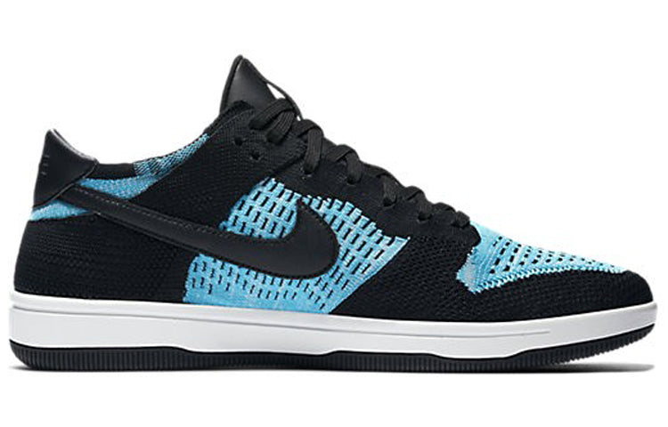 Nike Dunk Low Flyknit Black Chlorine Blue 917746-001
