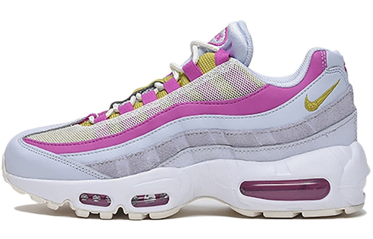 Nike Womens Air Max 95 'Fire Pink' Football Grey/Saffron Quartz/Fire Pink CI3710-001 sneakmarks