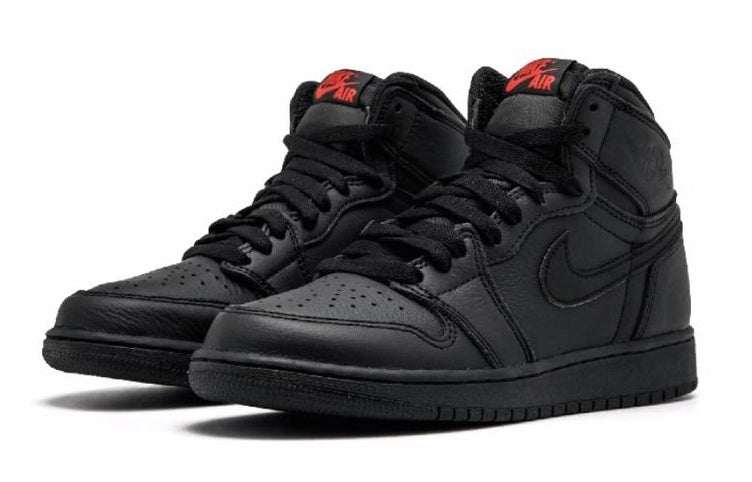 Air Jordan 1 Retro High OG BG Black/UNIVERSITY Red 575441-022