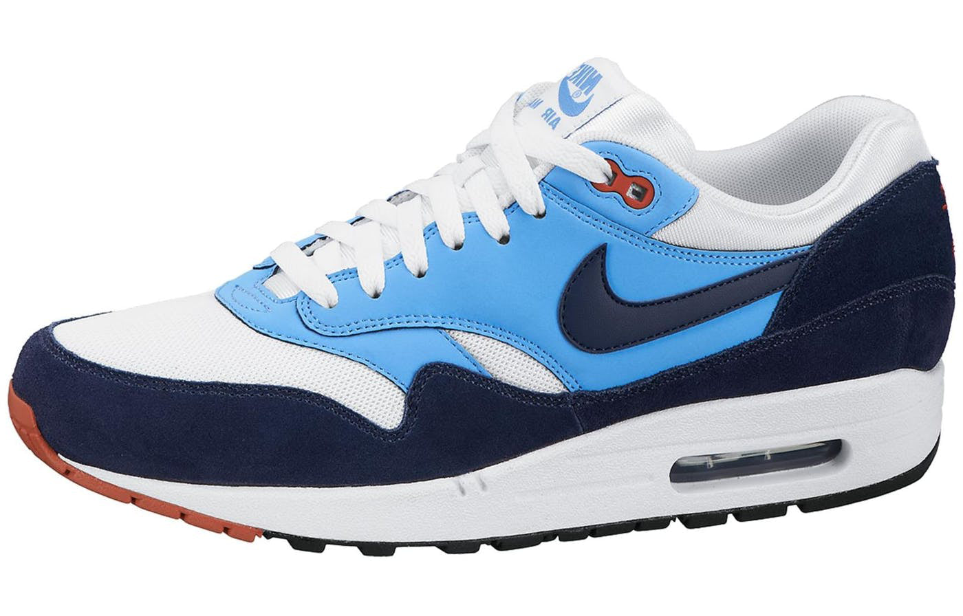 Nike Air Max 1 Essential White Navy University Blue 537383-119 KICKSOVER