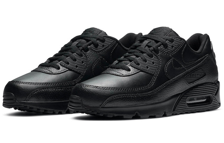 Air Max 90 Leather Triple Black CZ5594-001 KICKSOVER