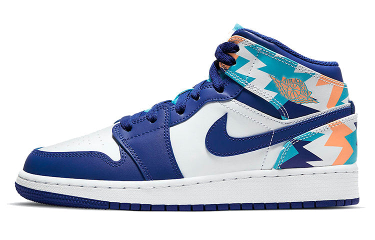 Air Jordan 1 Mid GS Storm Blue 555112-105