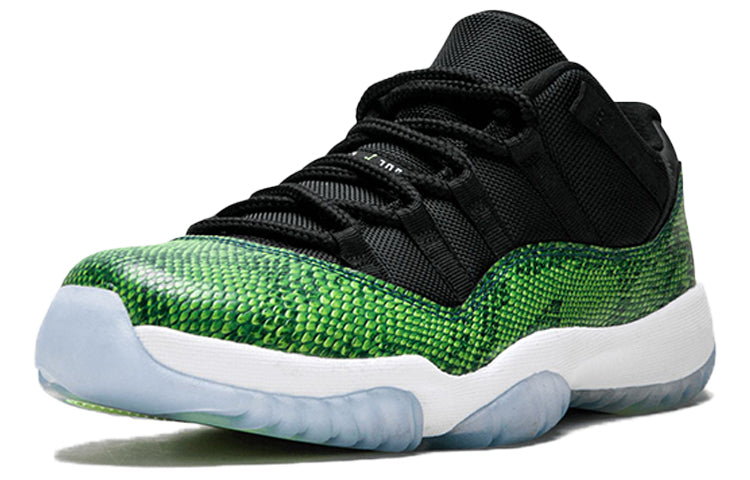 Air Jordan 11 Retro Low Green Snakeskin 528895-033