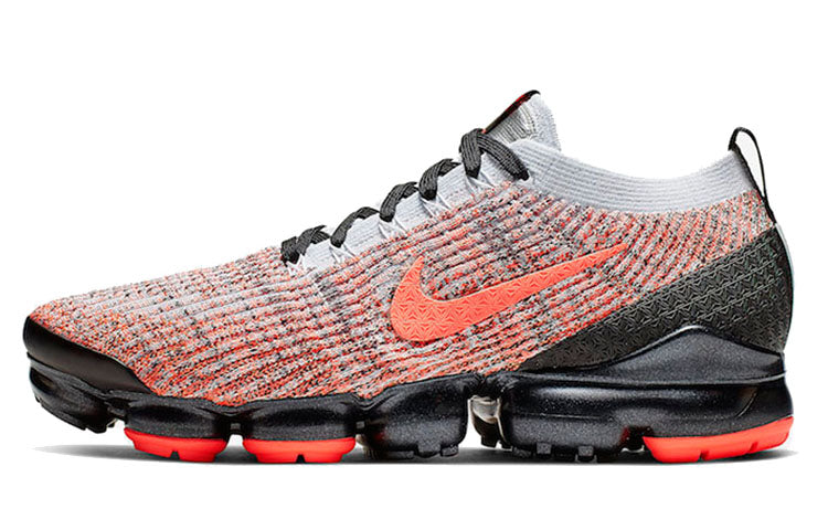 Nike Air VaporMax Flyknit 3 'Hyper Crimson' Bright Mango/Pure Platinum-Black-White-Metallic Silver AJ6900-800