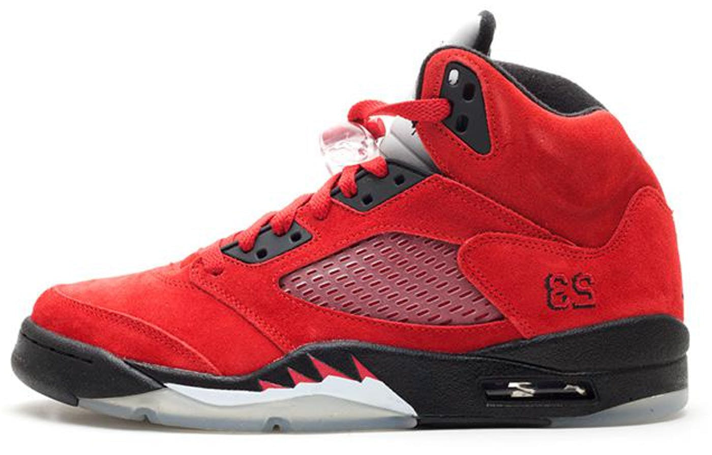 Air Jordan 5 Retro 'Raging Bull Red Suede' Varsity Red/Black 136027-601