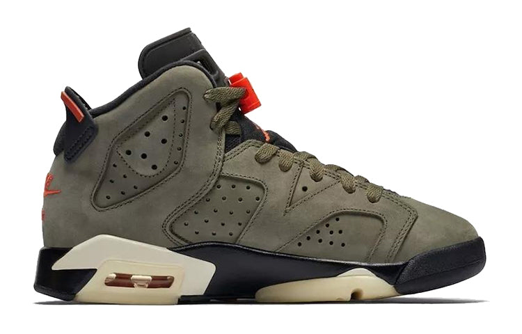 Air Jordan 6 Retro SP GS Travis Scott - Medium Olive CN1085-200