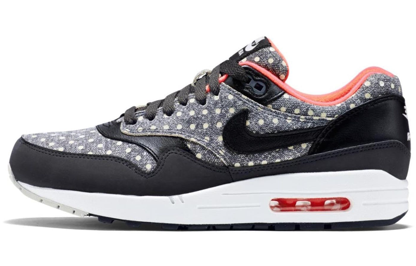 Nike Air Max 1 LTR Leather PRM Grey Polka Dot 705282-002 KICKSOVER