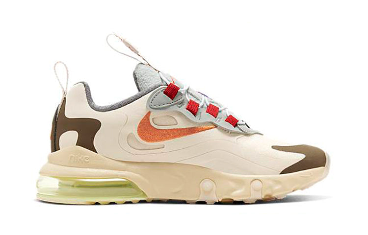 Nike Travis Scott x Air Max 270 React ENG PS 'Cactus Trails' Light Cream/Dark Hazel/Mica Green/Starfish CV2414-200 KICKSOVER