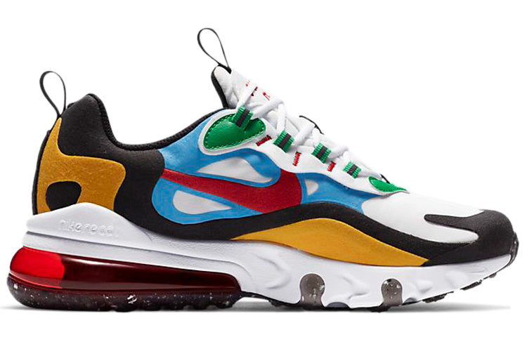 Nike Air Max 270 React BG 'Multi-Color' White/White/University Gold/University Red DB5938-161 KICKSOVER