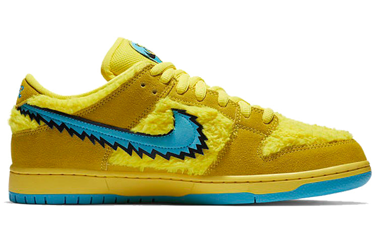 Nike SB Skateboard Dunk Low Grateful Dead Bears - Yellow CJ5378-700