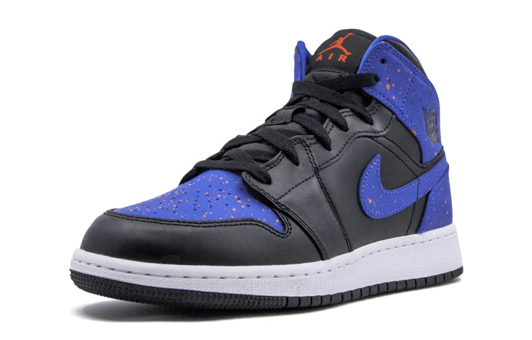 Air Jordan 1 Mid GS Black Royal 554725-048