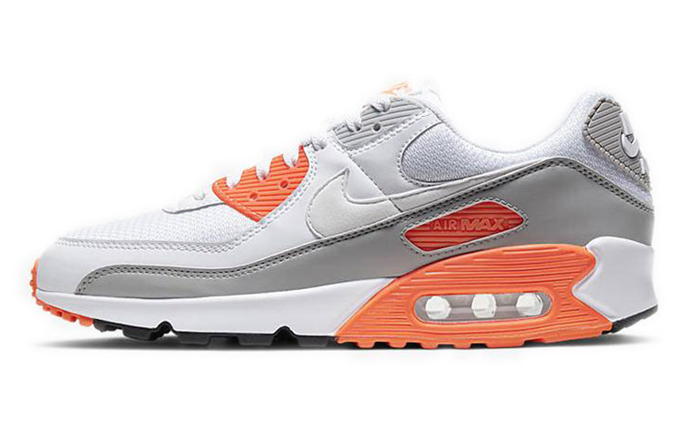 Nike Air Max 90 'Hyper Orange' White/White/Hyper Orange/Light Smoke Grey CT4352-103 KICKSOVER