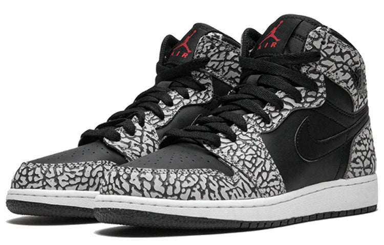 Air Jordan 1 High PRM BG Black Cement 838850-013