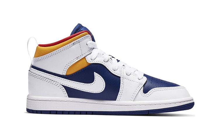 Air Jordan 1 Mid BP White Blue 640734-131