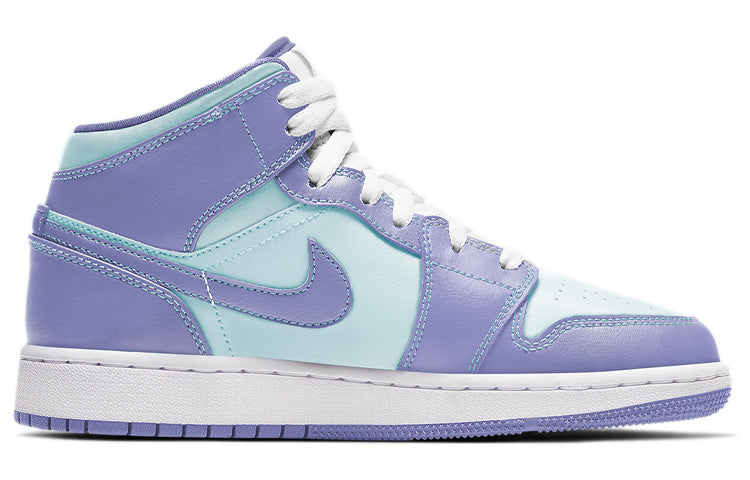 Air Jordan 1 Mid GS Purple Pulse 554725-500