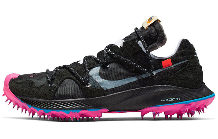 Nike Womens WMNS Zoom Terra Kiger 5 OW Off-White - Black Pink Blast CD8179-001 sneakmarks