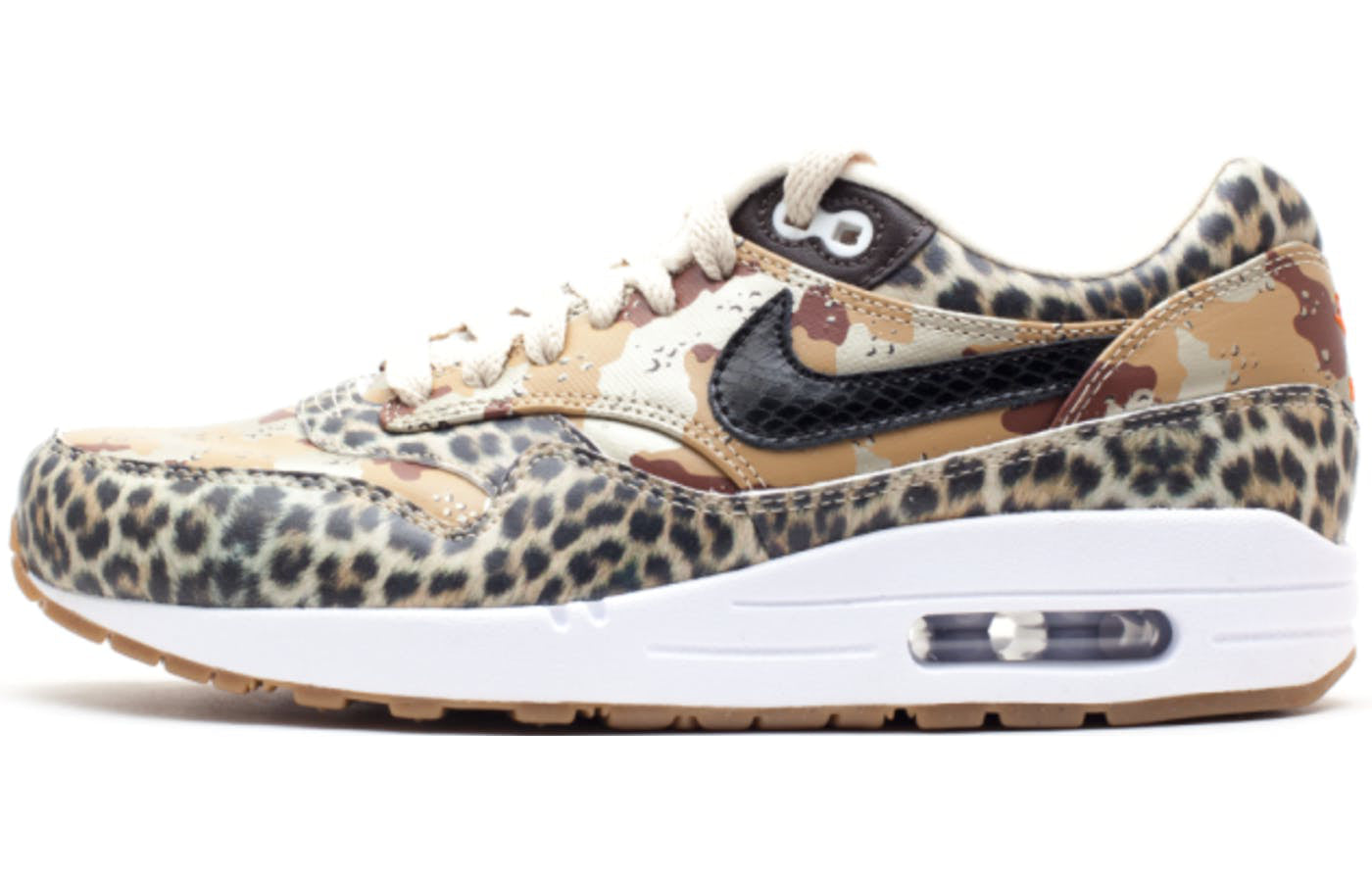 Nike Womens Air Max 1 PRM Desert Camo Leopard 454746-902 KICKSOVER