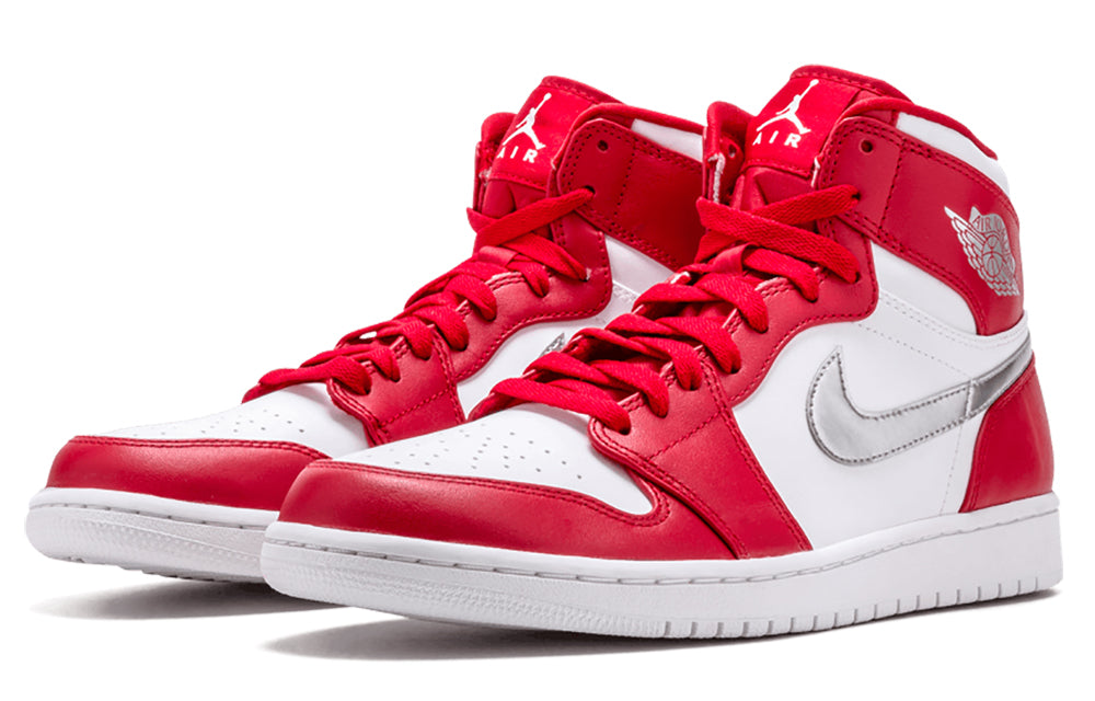 Air Jordan 1 Retro High Gym Red Metallic Silver 332550-602