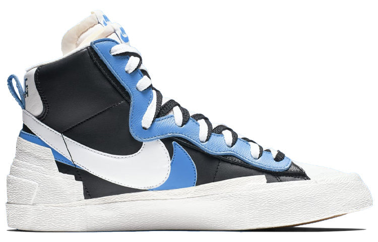 Nike Blazer Mid x Sacai Black Legend Blue BV0072-001 sneakmarks