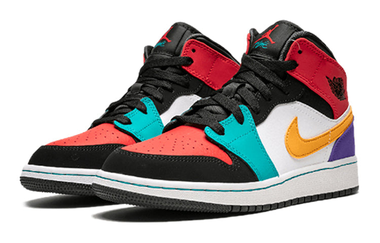 Air Jordan 1 Mid GS Multi 554725-125