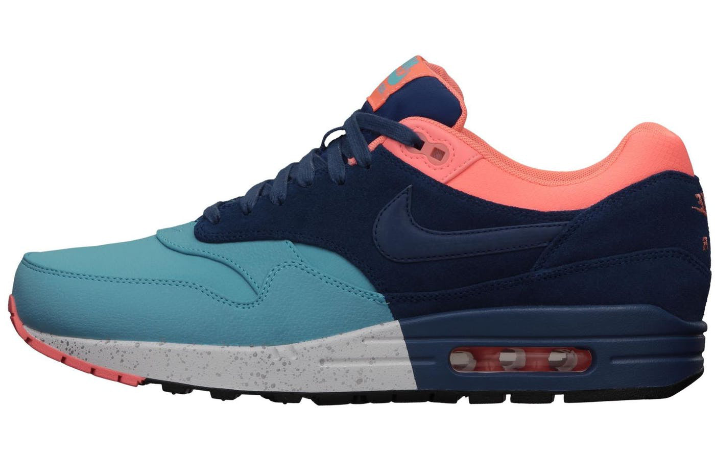 Air Max 1 Prm 'Gamma Blue Atomic Pink' Gamma Blue/Brave Blue/Atomic Pink 512033-440 KICKSOVER