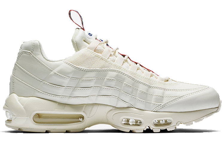 Nike Air Max 95 TT Pull Tab 'Sail' Sail/Gym Blue-Gym Red AJ1844-101 sneakmarks